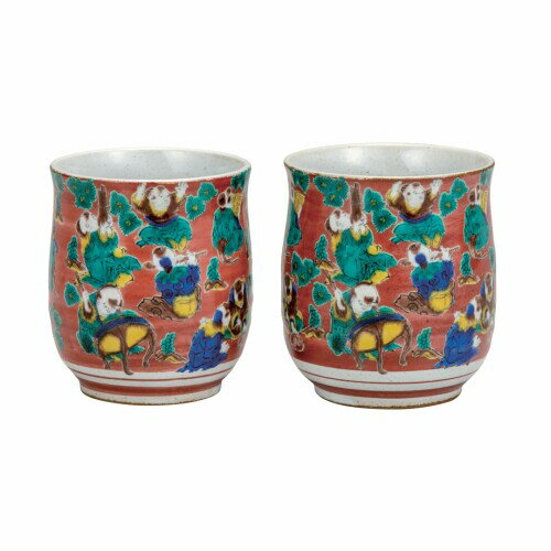 九谷焼いわたや 組湯呑・木米 K8-668