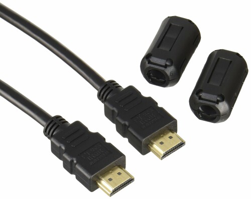 変換名人 ハイスピードHDMI ver1.4対応ケーブル ( 5m ) 3重シールド/フェライトコア搭載 (PS3/Xbox360/WiiU/VITA TV動作確認済) HDMI-50G3