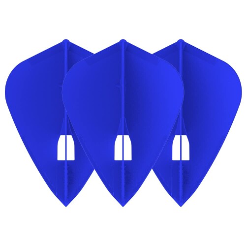 ダーツフライト L-style フライトエル カイト ブルー (Flight-L L4c kite blue) | シャンパンリング対応フライト