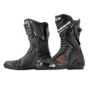 (KOMINE) バイク用 BK-087 スプリームレーシングブーツ ブラック ストレッチ素材 05-087 メンズ Black 26.5 cm