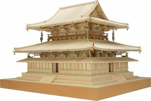 ウッディジョー 1/75 法隆寺 金堂 木製模型 組み立てキット (建物)