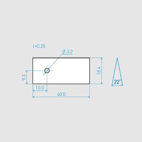 貝印刃物 　機械刃　0．25×18．4×40L　22°（50枚セット） 750BH2048