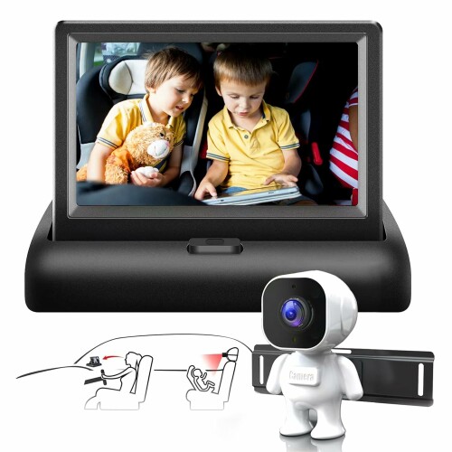 Tigwiss ベビーモニター後部座席 見守り 赤ちゃん 4.3 インチ AHD 1080P ナイトビジョン付き 車用ベビーモニター 折りたたみ式 【安全運転をサポート】車のセンターコンソールに簡単に取り付けられる車用ベビーモニター。運転中も目を離さずに、後部座席の赤ちゃんの様子をはっきり確認できます。特別な工具不要ですぐ設置でき、安全なドライブをサポートします。 【工具不要で簡単設置】組み立て不要。バックミラーのカメラをヘッドレストにストラップで固定し、シガーソケットに電源コードを差し込むだけ。LCD モニターが自動で ON になり、ベビーバックシートの映像にすぐ切り替わります。 【先進のナイトビジョン】AHD カメラにナイトビジョンを搭載。室内照明を点けずに、暗い車内でも赤ちゃんの様子をくっきり確認できます。夜間走行中も安心して見守れ、ご両親も安心です。 【高画質 AHD 1080P】AHD 1080P 解像度のベビーカメラが、外出中も赤ちゃんの鮮明な映像を捉えます。笑顔や大切な動きも見逃しません。 【直感的で使いやすいデザイン】設定は直感的に簡単調整でき、赤ちゃんの様子を一目で確認。運転に集中できる設計です。 商品コード34081966897商品名Tigwiss ベビーモニター後部座席 見守り 赤ちゃん 4.3 インチ AHD 1080P ナイトビジョン付き 車用ベビーモニター 折りたたみ式型番YB-045CA※他モールでも併売しているため、タイミングによって在庫切れの可能性がございます。その際は、別途ご連絡させていただきます。※他モールでも併売しているため、タイミングによって在庫切れの可能性がございます。その際は、別途ご連絡させていただきます。