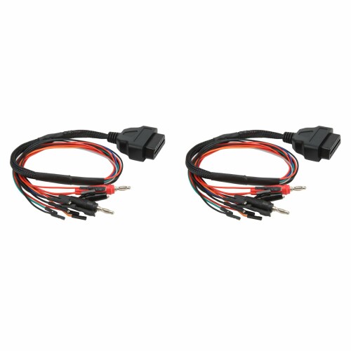 MPPSの2PCS V21 ECUからOBD2ブレイクアウトトリコアケーブルM3.8 M5.9 6F3 6JF 8DF 8F2 8F3の交換