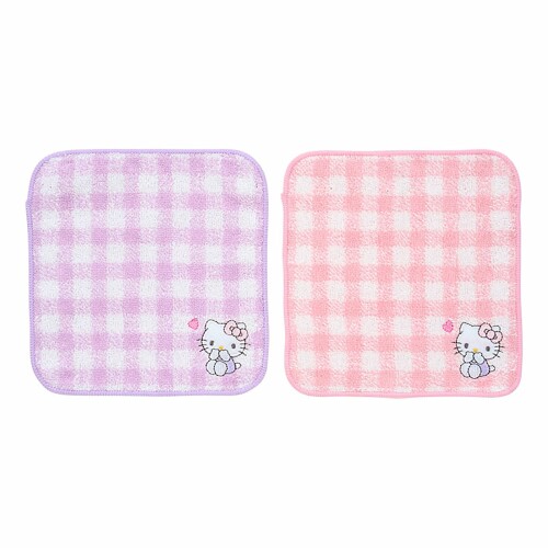 サンリオ(SANRIO) プチタオル2枚セット ハローキティ 子供用 抗菌加工 名前スペース付き 275689 サンリオ(SANRIO) プチタオル2枚セット ハローキティ 子供用 抗菌加工 名前スペース付き 275689
