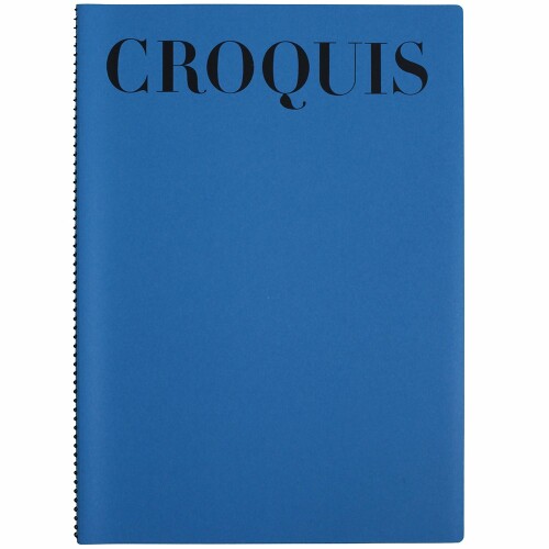 マルマン スケッチブック クロッキーブック スタンダード A4 50枚 クリームコットン ブルー S231A-02