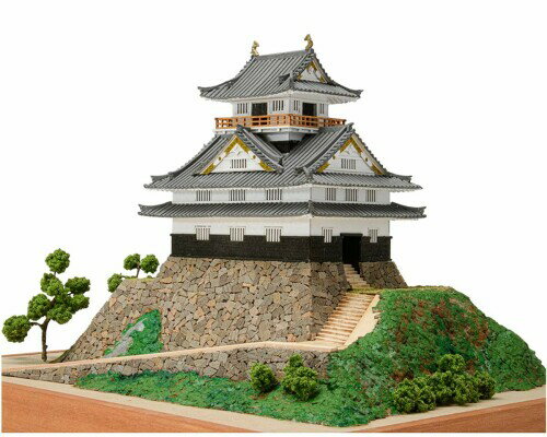 ウッディジョー 1/150 岐阜城 木製模型 組み立てキット-