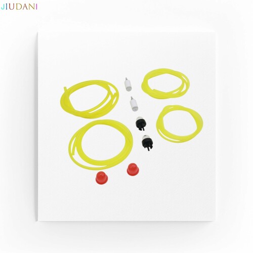 JIUDANI 16フィート 燃料ラインホースキット 燃料フィルターとプライマーバルブ付...