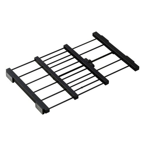 平安伸銅工業 HEIAN SHINDO つっぱり棚 隙間収納 ワイド ブラック 取付幅28.5~43cm 耐荷重2kg SMR-24B