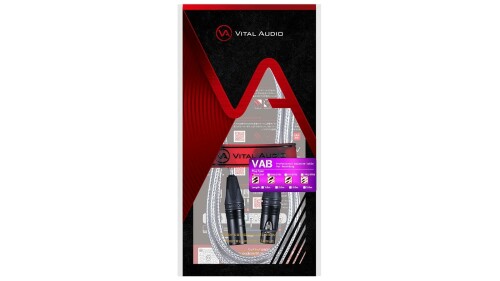 VITAL AUDIO VAB-2.0m 3MX / 3FX(VB2MF) oXP[u VABV[Y XLR-M(IX) / XLR-F(X) }CNP[u mCYጸ ϔM