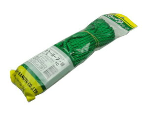 三友産業 ロープシリーズカラー 緑 HR-148 5mm×10m