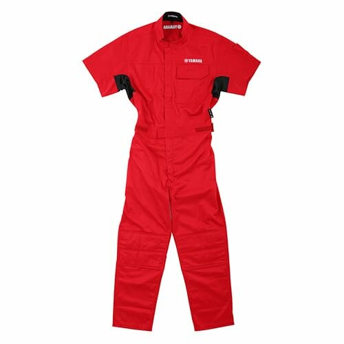 Jumpsuits - (YAMAHA) ヤマハ発動機 メカニックスーツショートスリーブ WY8002 レッドXLサイズ 90792-M063X