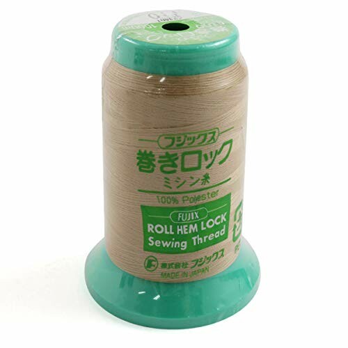 FUJIX (フジックス) 巻き ロック ミシン 糸 ＃100/1000m COL. 110 ポリエステル100％ F86