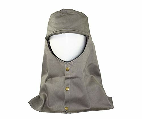 AMTX AX1302 防炎頭巾 ツバ有 LL グレー