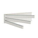 Belca キッチン収納 マグネット ふきん掛け FLAT in 幅25×奥行1.65×高さ7.6cm ホワイト フラット イン 壁面収納 FK-FW a.ホワ...