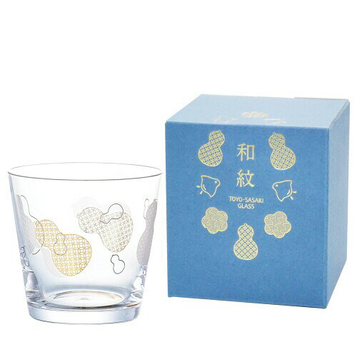 東洋佐々木ガラス 和紋 杯(瓢箪と七宝柄)