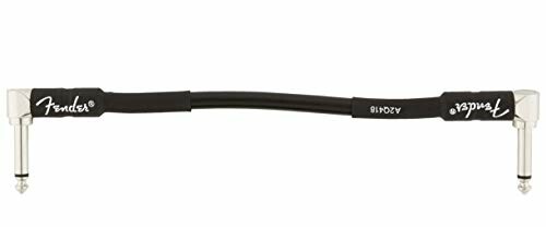 Fender シールドケーブル Professional Series Instrument Cables, Angle/Angle, Bowl of 20, 6", Black