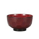 宮本産業 お椀 汁椀 亀甲 黒塗分 クリーンコート加工 溜 約420ml 4512951118261