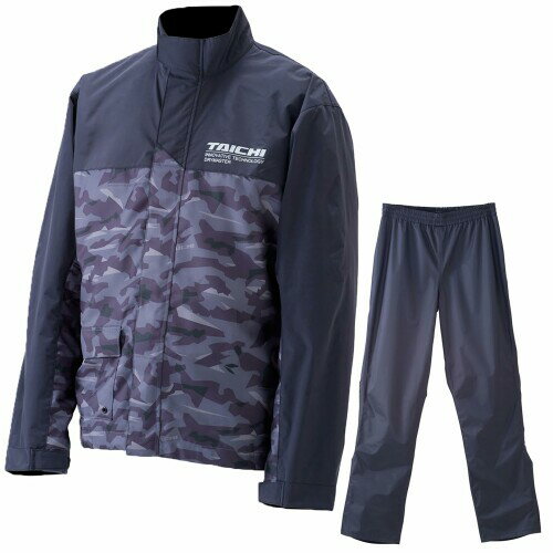 (TAICHI) RSタイチ(RS バイク用 レインウエア 上下セット 防水 撥水 DRYMASTER レインスーツ RSR048 URBAN CAMO M