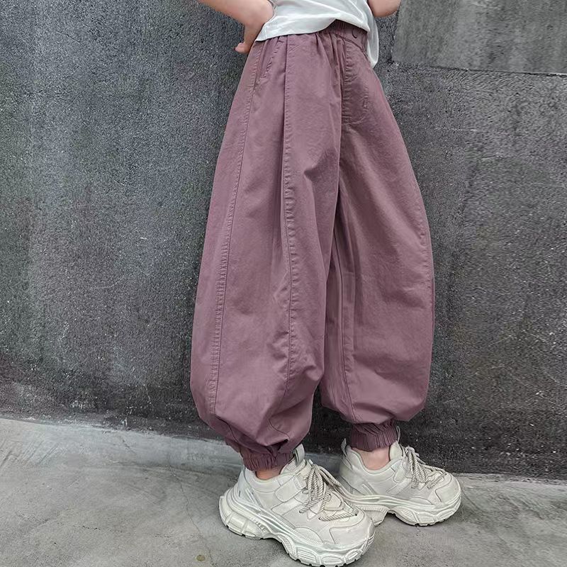Rakuten - キッズ 子供服 パンツ スポーツパンツ ジュニア クール 虫よけパンツ カジュアル パンツ 薄手 女の子 ダンスパンツ ダンス練習服 ダンス練習着 無地 シンプル 夏 ゆったり おしゃれ お洒落 ジュニア KTGA044(120-170)