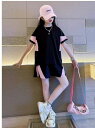 キッズ 子供服 セットアップ 上下セット Tシャツ ショートパンツ 2点セット 夏 速乾 涼しい 子供 女の子 tシャツ サイドライン 半袖 薄手 おしゃれ 可愛い 半ズボン 小学生 ジュニア 夏服 ジュニア女子 スポーツウェア半袖 半袖上下セット 夏服子供短パン KSGA102(130-170)