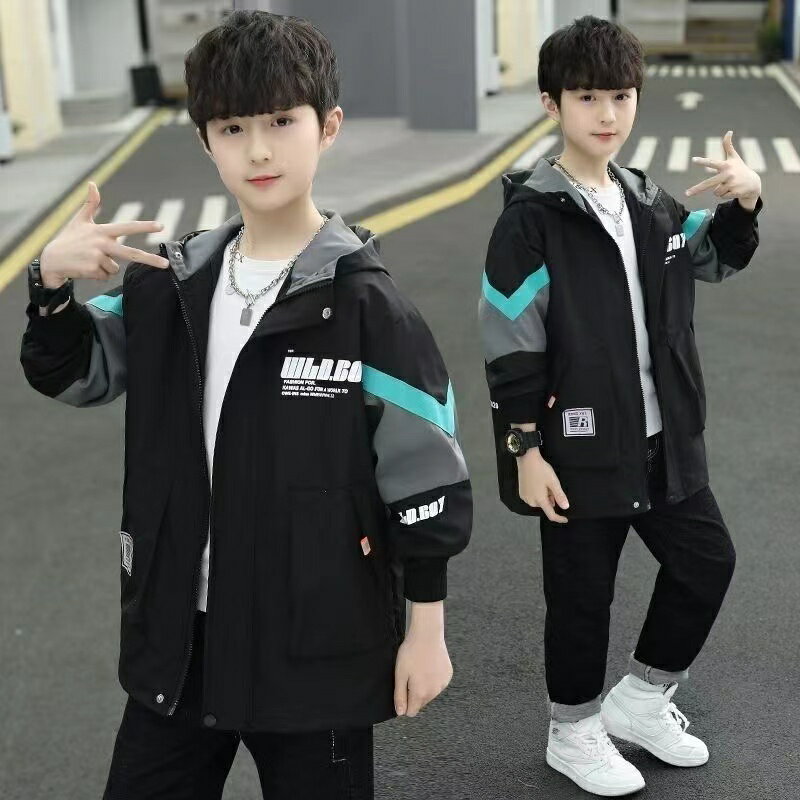 Rakuten - 裏起毛コート キッズ 裏起毛ジャケット 冬服 子供服 男の子 アウター ジャケット フード付き 子ども服 ジュニア うらもこ キッズコート 子供コート ジュニアアウター 子供用アウター おしゃれ 可愛い 暖かい かっこいい 小学生 中学生 通学用 KCFC068(2色120-170)