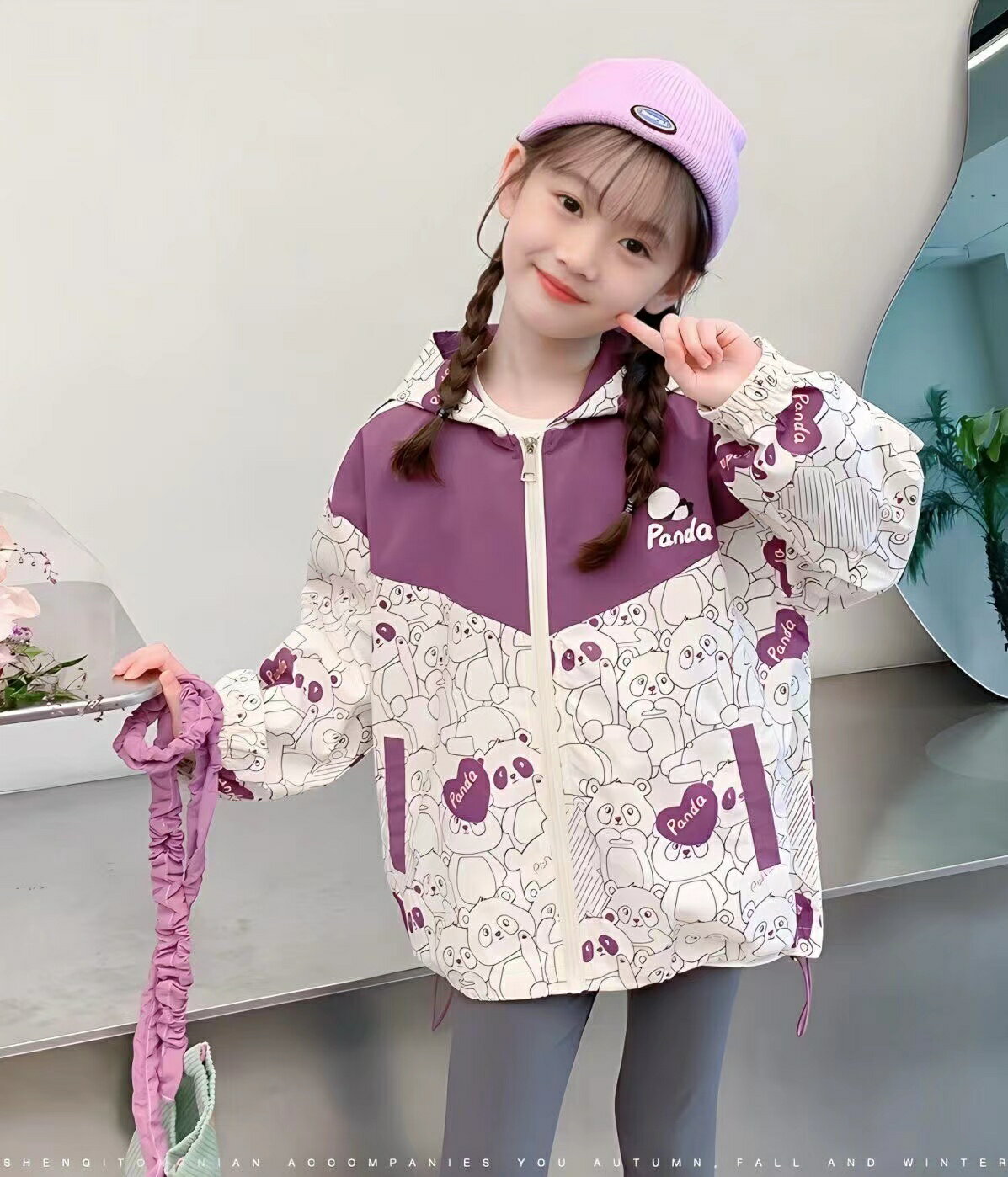 キッズ 子供服 ジャケット 総柄 コート 長袖 マウンテンパーカー トップス キッズ...