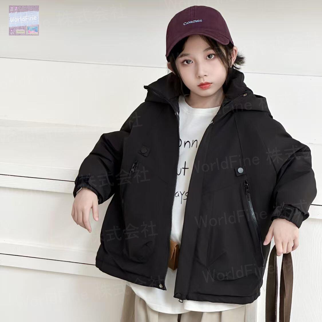 中綿ジャケット フード付き キッズ 冬服 子供服 女の子 男の子 アウター ジャケット 中綿アウター 子ども服 男の子冬 ジュニア 女の子冬服150 厚手 子供コート キッズアウター女の子 おしゃれ 可愛い かっこいい 小学生 中学生 通学用 120 130 140 150 160 170 KCGA082