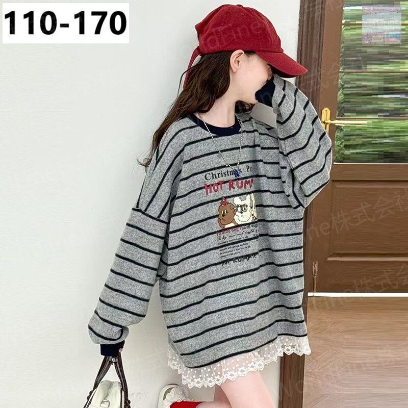 子供服 女の子 トレーナー キッズ 子供 ジュニア トップス ロンt ワンピース 春 秋...