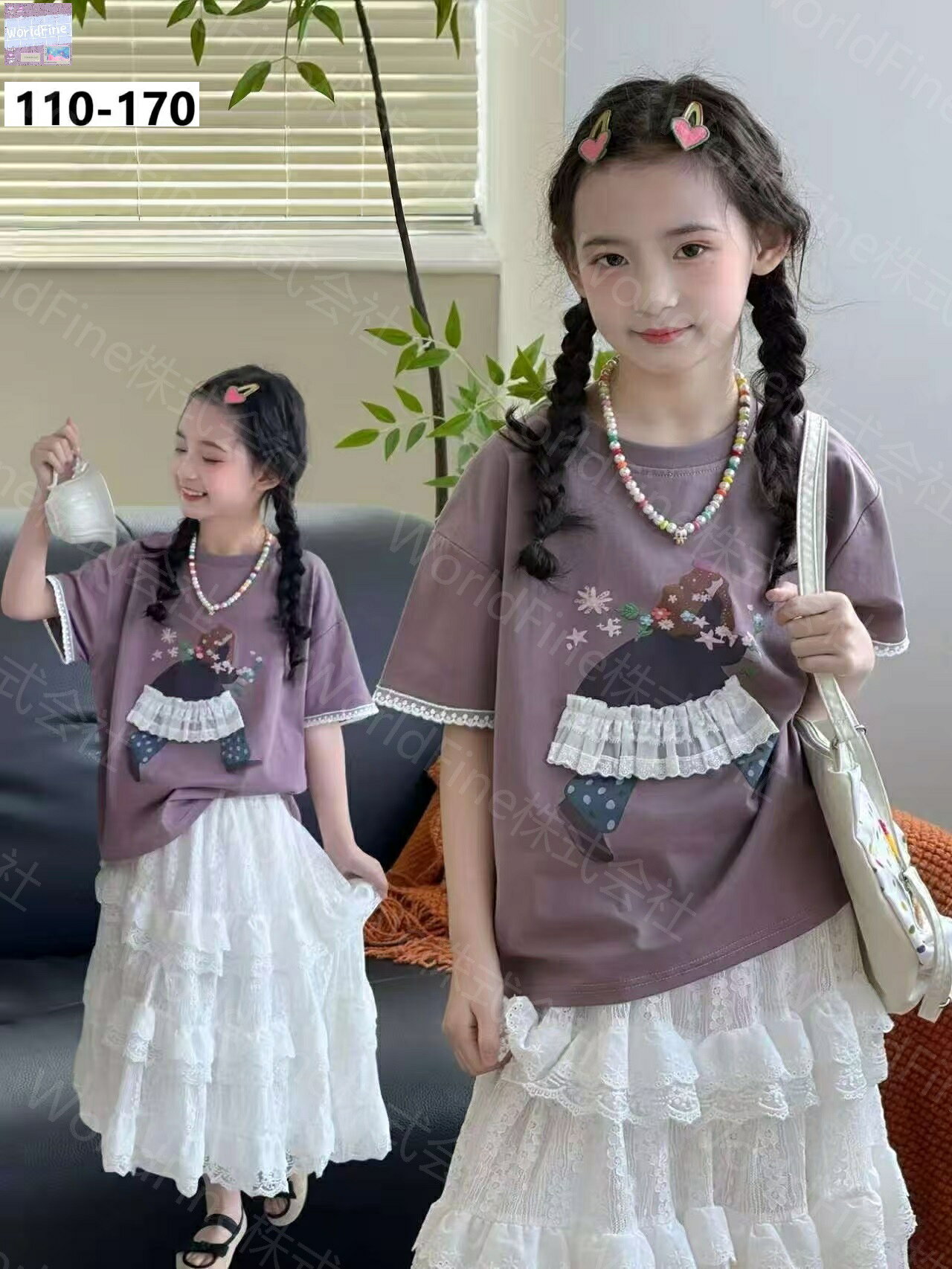 子供服Tシャツキッズ子供女の子夏半...