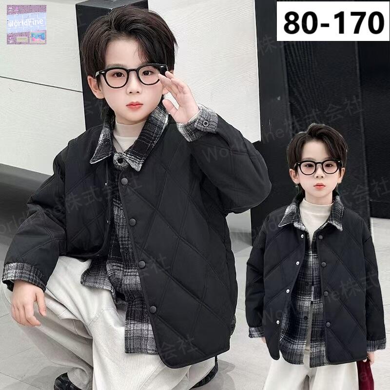 子供服中綿ジャケットキッズ男の子ジ...