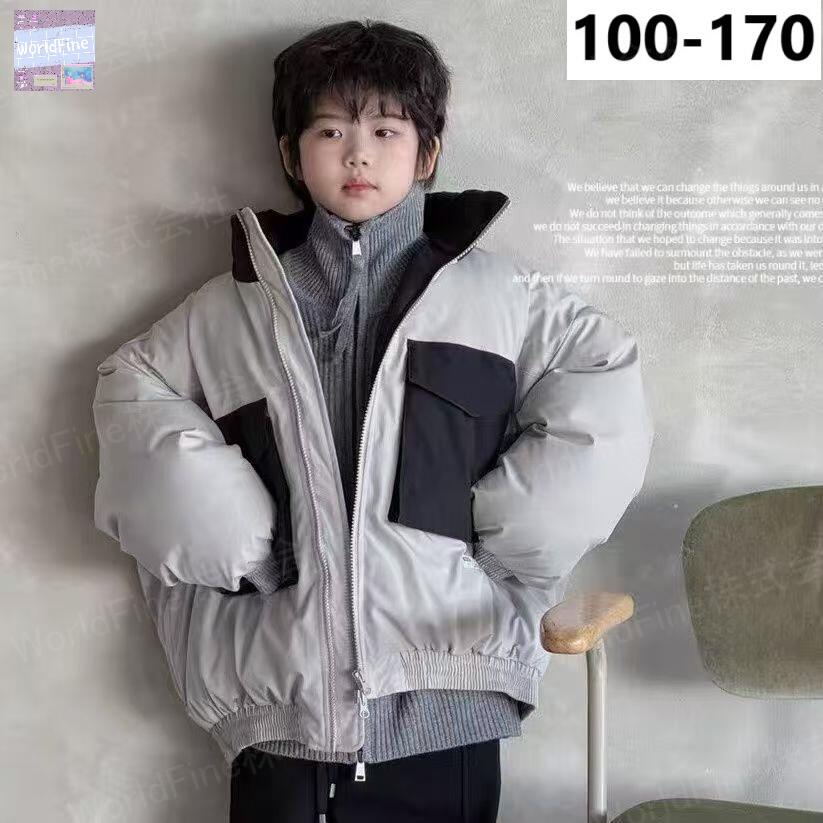 Rakuten - 子供服 中綿ジャケット キッズ キッズブルゾン 子供 男の子 ジュニア アウター ジャケット 子ども服 英字 中綿 中綿入り 厚手 暖かい おしゃれ かっこいい 小学生 中学生 通学 中綿アウター 中綿入りブルゾン ブルゾン 子供洋服 アウターキッズ男の子 KCGA140（100-170）