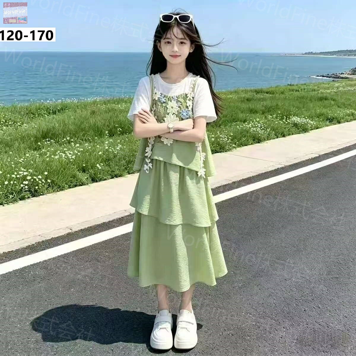 子供服キッズ子供女の子セットアップ...