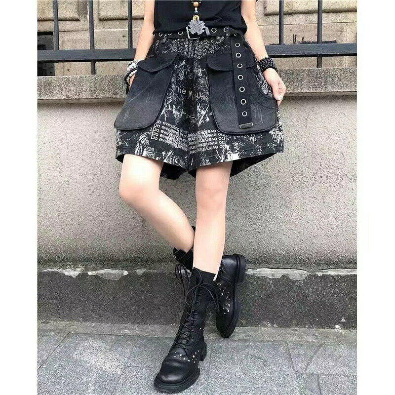 Rakuten - 【クーポン利用で3,999円】ショートパンツ レディース レディースショートパンツ レディース夏パンツ 柄パンツ ハーフパンツ カジュアルショートパンツ ショーパン 短パン 黒パンツ 細見え おしゃれ ゆったり ポケット カジュアル 可愛い ポケット付き S M L XL 2XL SLTB038