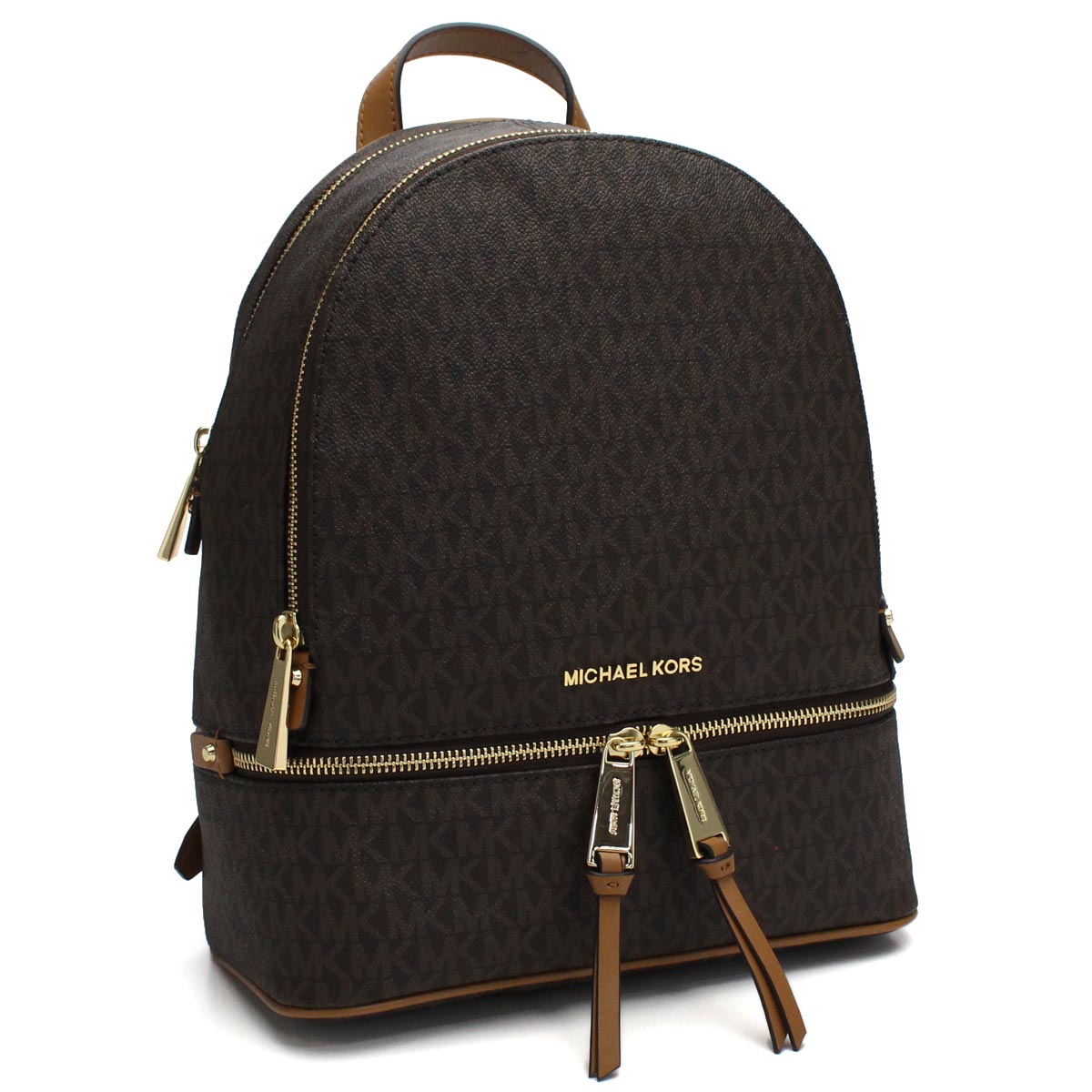 Michael Kors マイケルコース リュック 30S7GEZB1B 200 RHEA ZIP レディース ブラウン