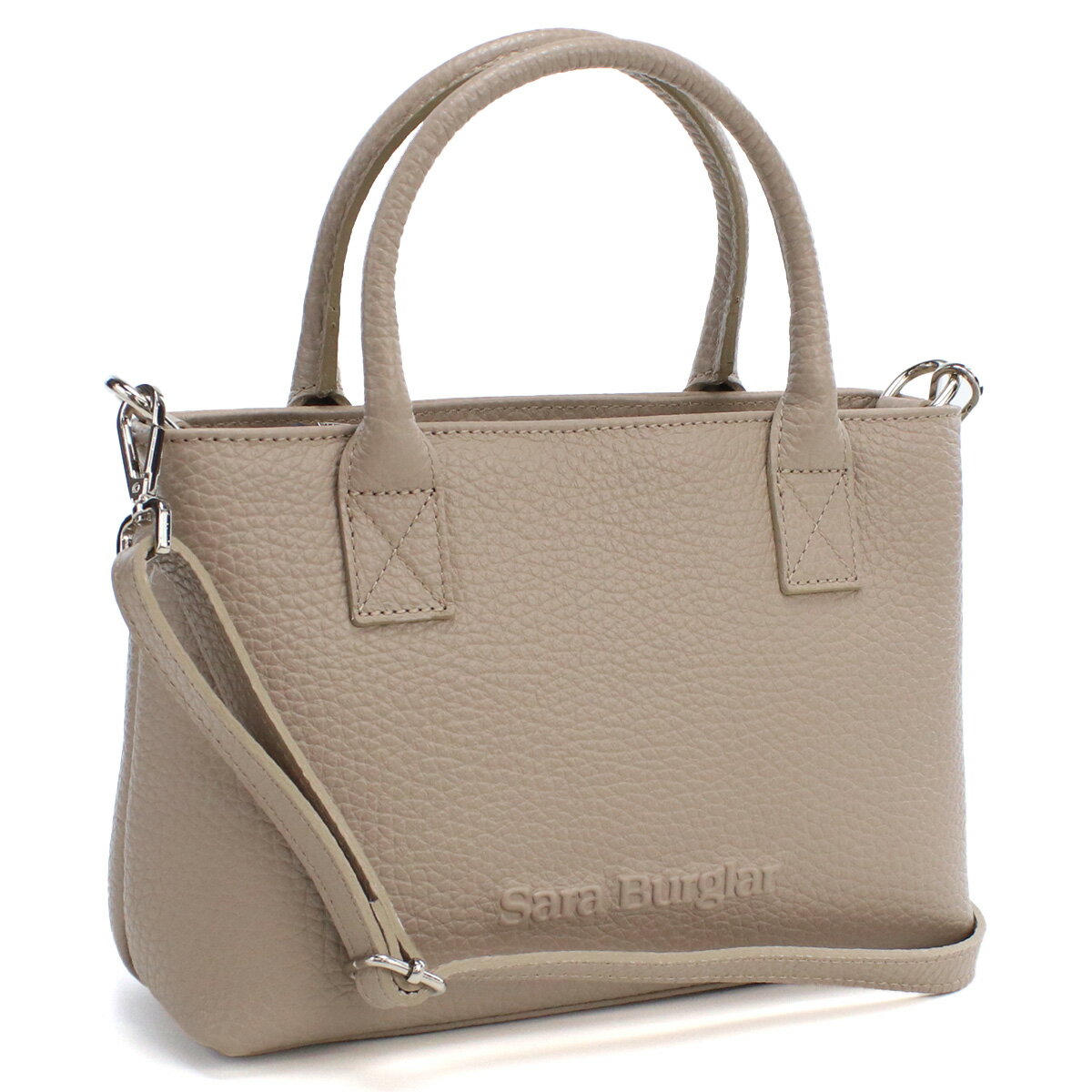 Rakuten - Sara Burglar サラバーグラー ハンドバッグ トートバッグ フォーマルバッグ 076 TAUPE レディース グレージュ