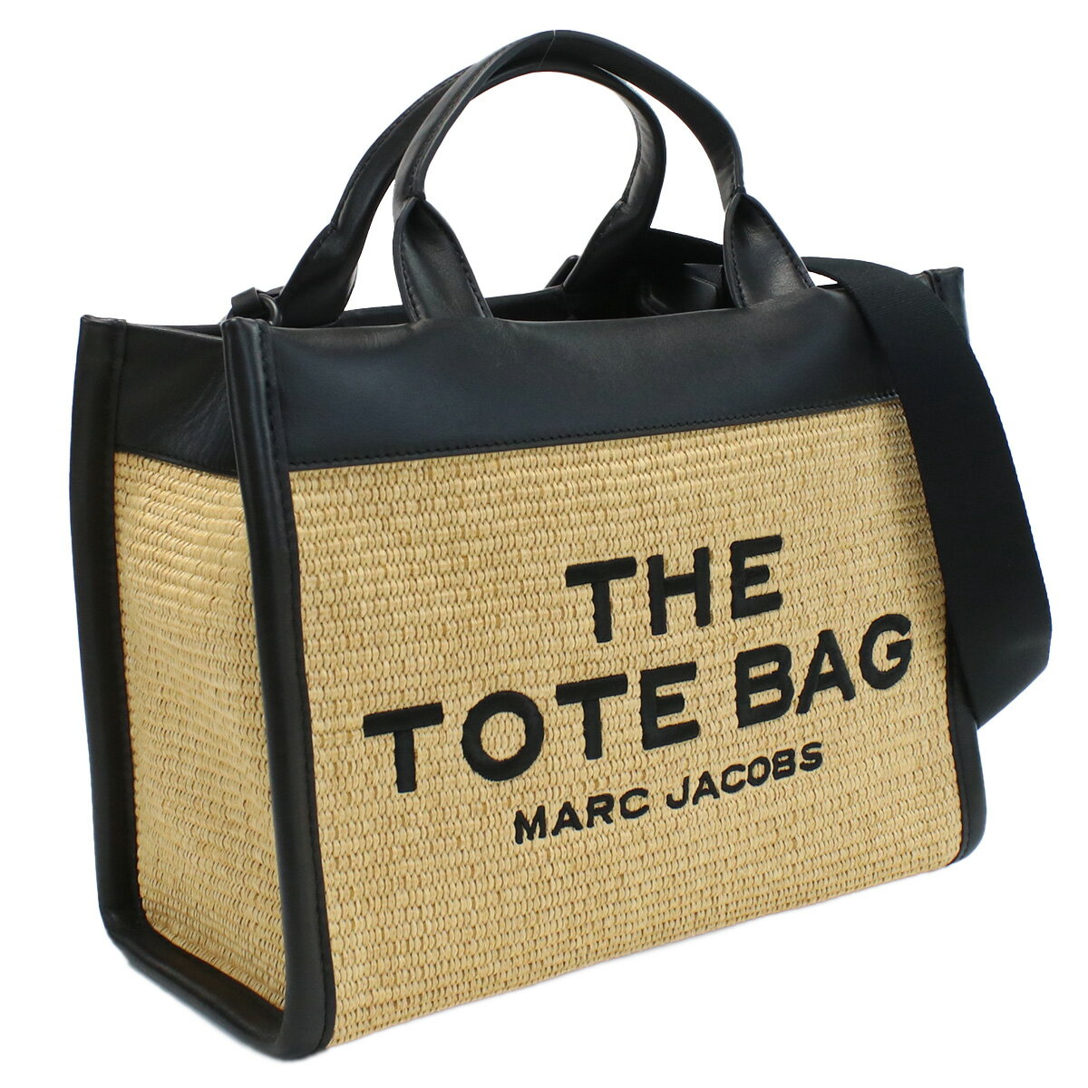 MARC JACOBS - MARC JACOBS マークジェイコブス ミディアム トートバッグ THE STRAW TOTE 2P3HTT014H02 255 NATURAL レディース