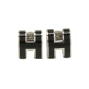 HERMES エルメス ピアス MINI POP H 03 NOIR レディース ブラック