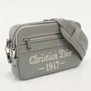 【中古良品】Dior ディオール 斜め掛け ショルダーバッグ 1ESPO206NFS サファリ メッセンジャーバッグ 1947 シグネチャー メンズ グレー(4)