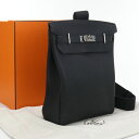 【中古良品】HERMES エルメス ボディバッグ アッカド GM U刻印 ユニセックス ブラック
