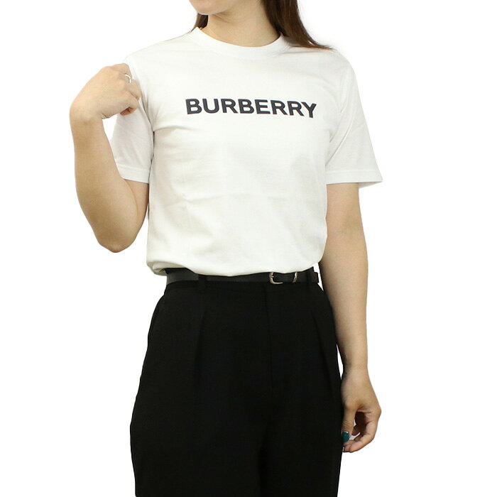 【夏セール】BURBERRY バーバリー 半袖 ロゴTシャツ MARGOT BRN ORG 8080325 A1464 レディース ホワイト