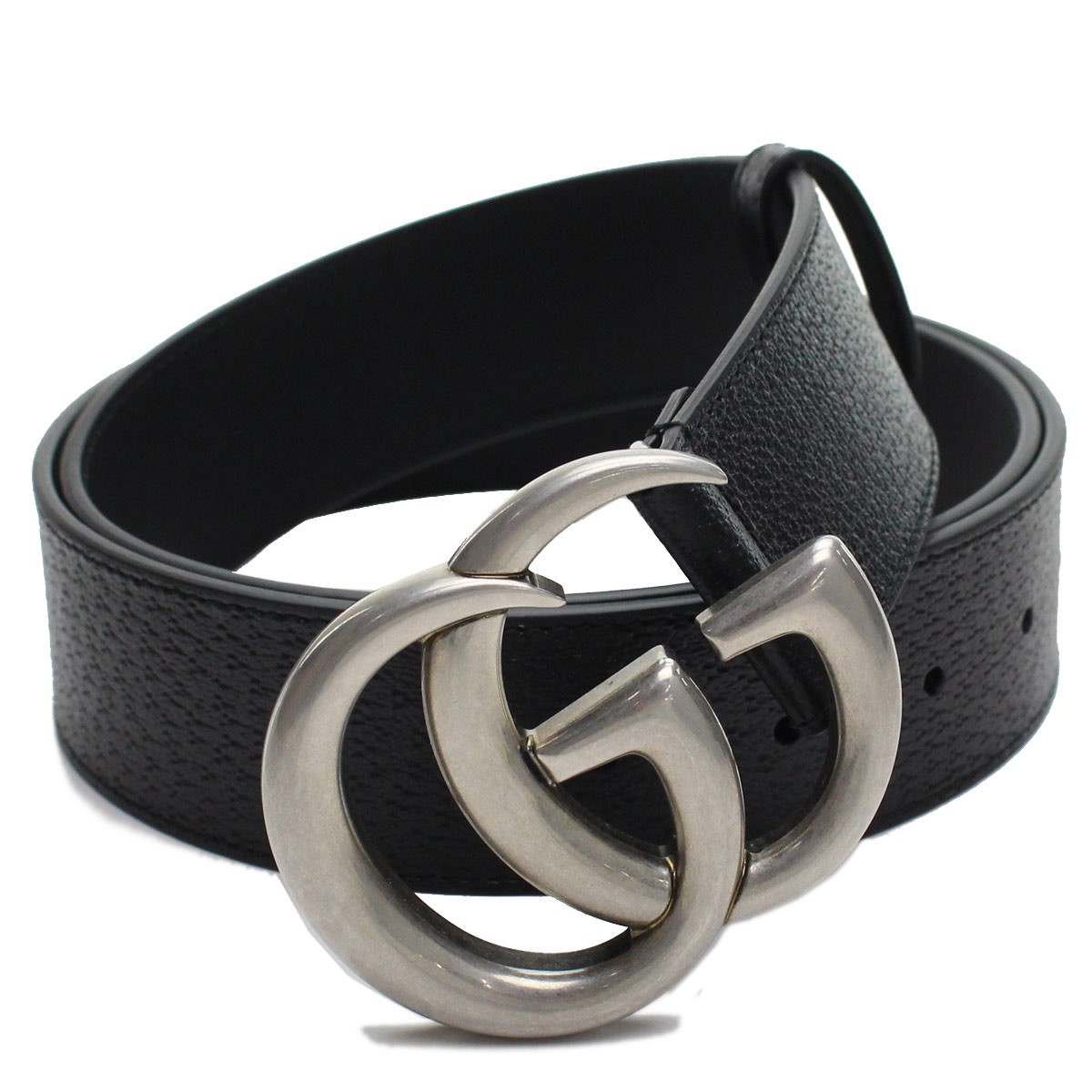 GUCCI グッチ ベルト 406831 DJ20N 1000 GG MAR DOLLAR PIG メンズ ブラック