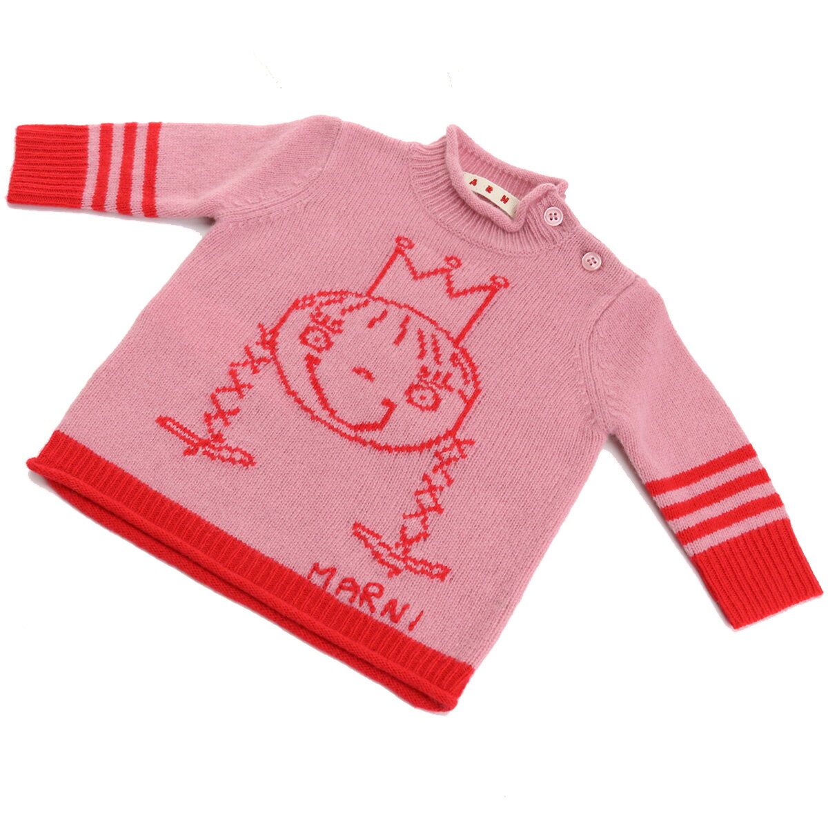 MARNI マルニ ニット セーター M00260 M00K1 0M322 ベビー ピンク