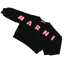 MARNI マルニ ロゴ スウェット M01193 M00RE 0M900 ベビー キッズ ブラック 大人もOK