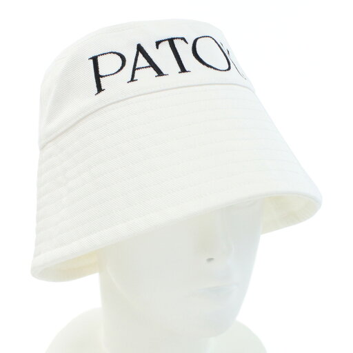 【クーポン配布中】PATOU パトゥ ハット AC0270132 001W ユニセックス ホワイト 【クーポン配布中】PATOU パトゥ ハット AC0270132 001W ユニセックス ホワイト