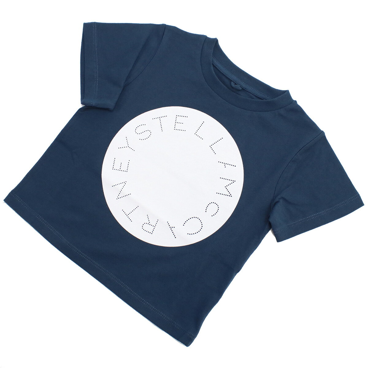 Rakuten - STELLA MCCARTNEY ステラマッカートニー 半袖 ロゴ Tシャツ TS8P01 Z0434 620 キッズ ネイビー