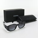 【中古美品】CHANEL シャネル サングラス 5450-A 501-S6 レディース ブラック(4)