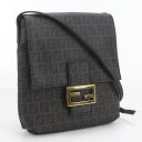 【中古良品】FENDI フェンディ ショルダーバッグ 8BT075 ショルダーバッグ ズッキーノ レディース ブラウン