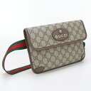 【中古】GUCCI グッチ ボディバッグ 493930 ベルトバッグ ネオヴィンテージ メンズ ベージュ