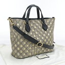 【中古良品】GUCCI グッチ トートバッグ 473887 2WAYトートバッグ GGスプリーム ビー レディース ベージュ